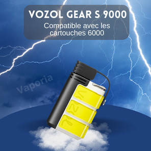Starter Kit Vozol Gear S 9000 Puffs 5% - Vaporia