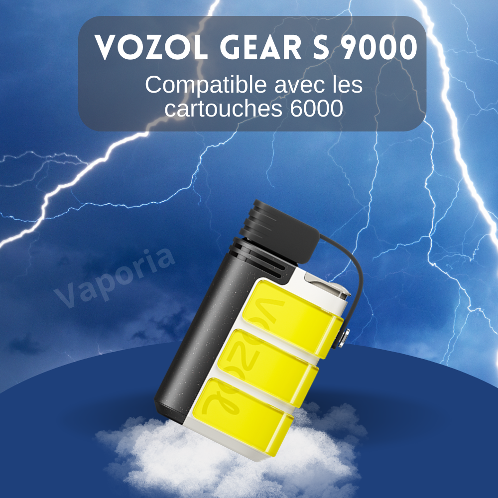 Starter Kit Vozol Gear S 9000 Puffs 5% - Vaporia