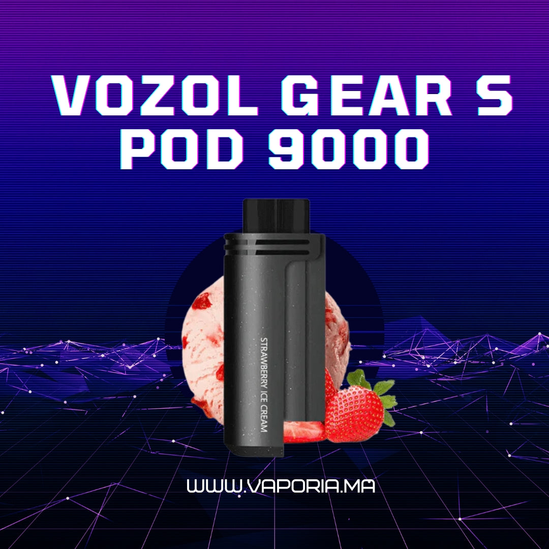 Cartouche Vozol Gear S 9000 Puffs 5% - Vaporia