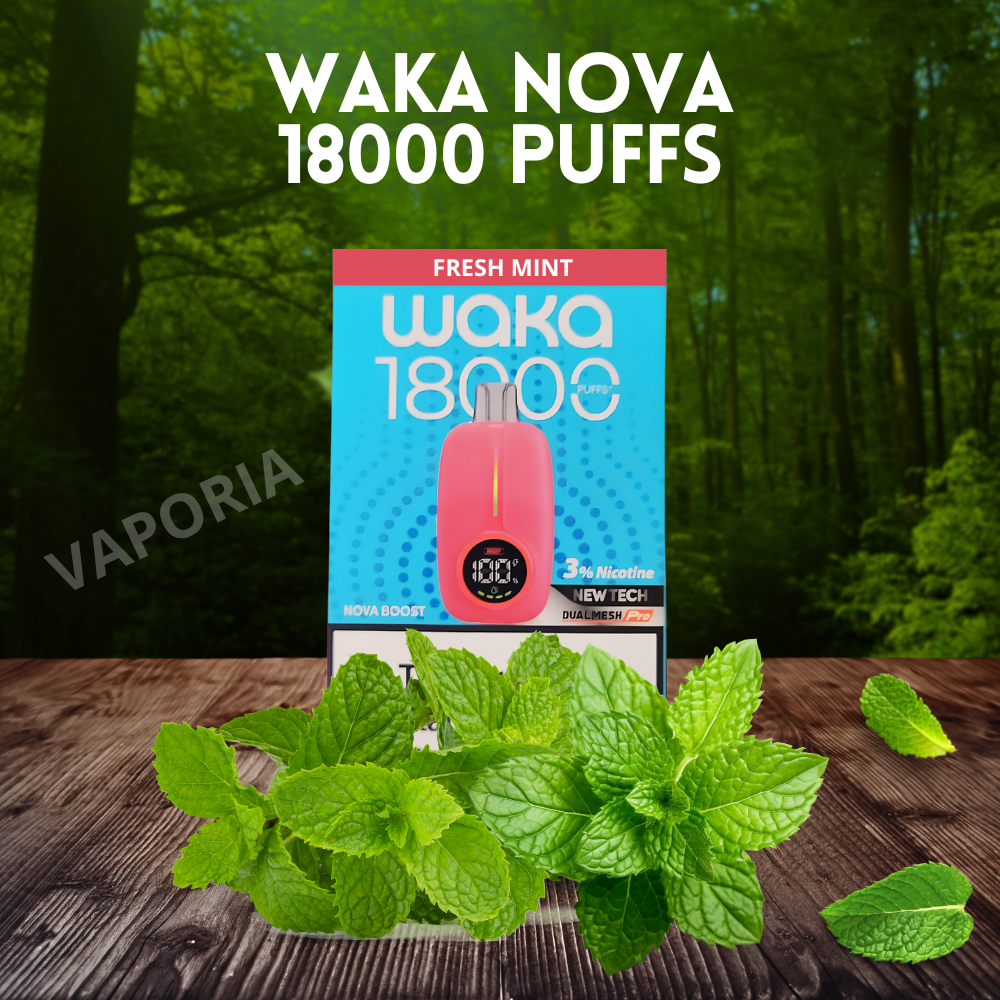 Vape Jetable - Waka Nova 18000 Puffs  Vaporia