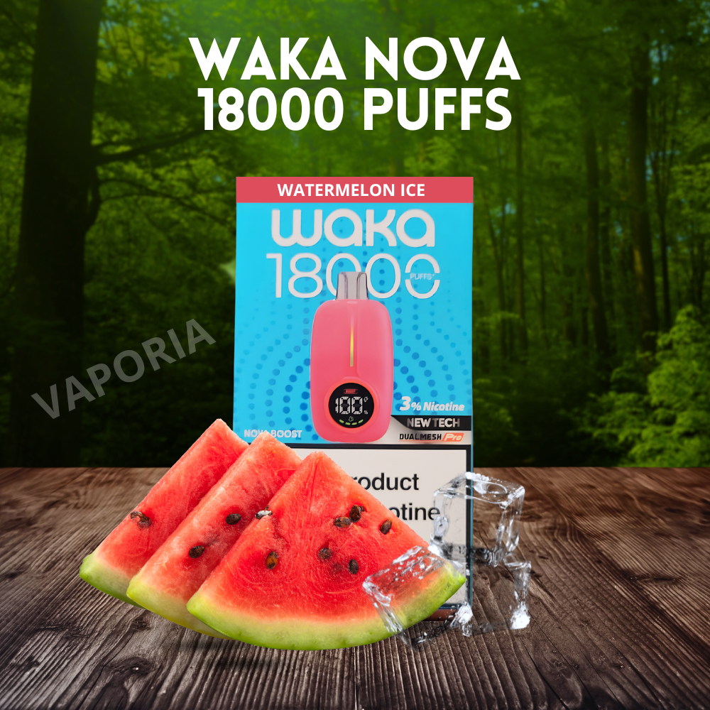 Vape Jetable - Waka Nova 18000 Puffs  Vaporia