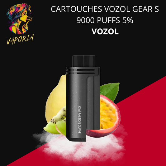 Cartouches Vozol Gear S 9000 Puffs 5%